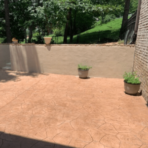 Stamped & Colored Patio