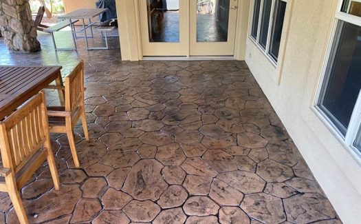 Stone Stamped Patio